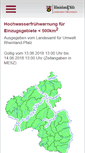 Mobile Screenshot of fruehwarnung.hochwasser-rlp.de